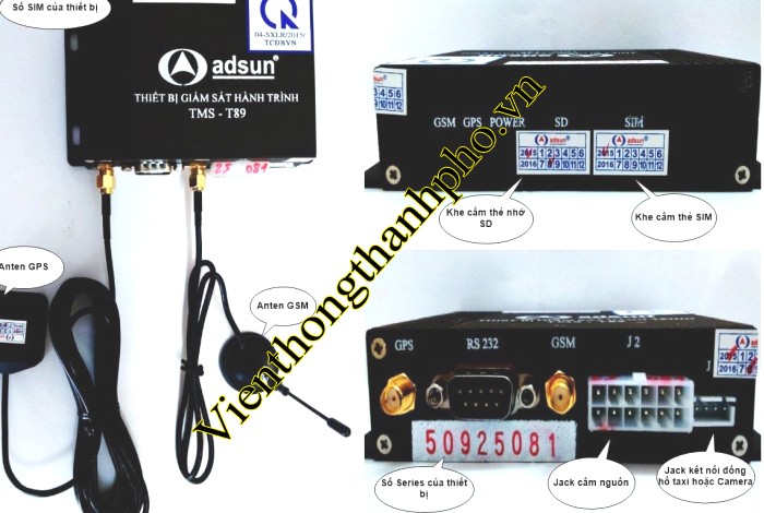 thiết bị định vị Adsun TMS-T89